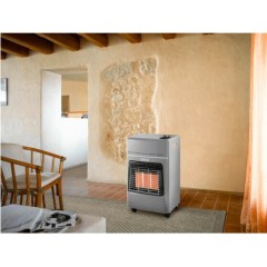 Delonghi IR3010.GY Σόμπα Υγραερίου 4200W Γκρι 47.5x42x74cm Delonghi IR3010.GY Σόμπα Υγραερίου 4200W Γκρι 47.5x42x74cm